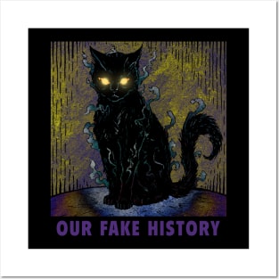 Evil Black Cat Posters and Art